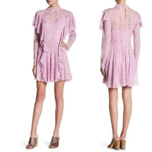 NWOT Free People Lilac Lace Dress